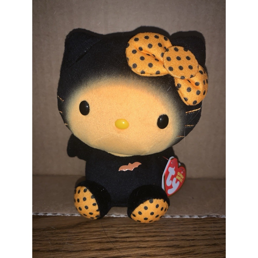 Ty Beanie Hello Kitty Halloween Bat Plush 2014 Tags Mint